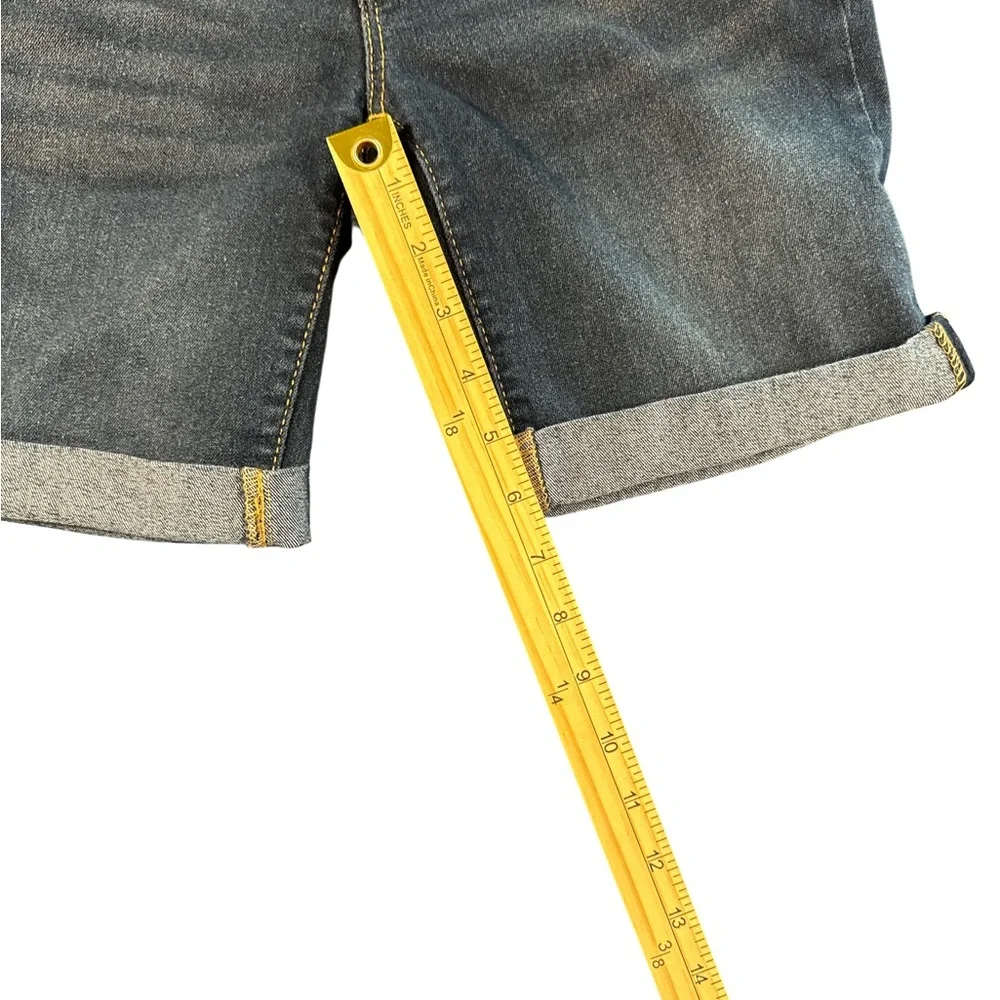 Aeropostale Blue Jean Shorts Cuffed Hem - Picture 5 of 7